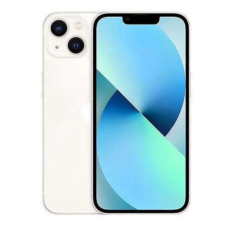 Apple iPhone 13 128GB Tela 6.1" Starlight A2633 MLPG3LZ