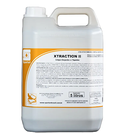 XTRACTION II SPARTAN - Limpador de Carpetes e Tapetes