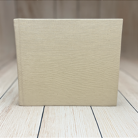 Capa em linho com hot stamping