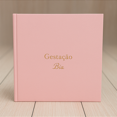 Álbum Premium - Capa em linho com hot stamping