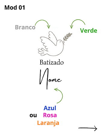 Capa com bordado de preço fixo