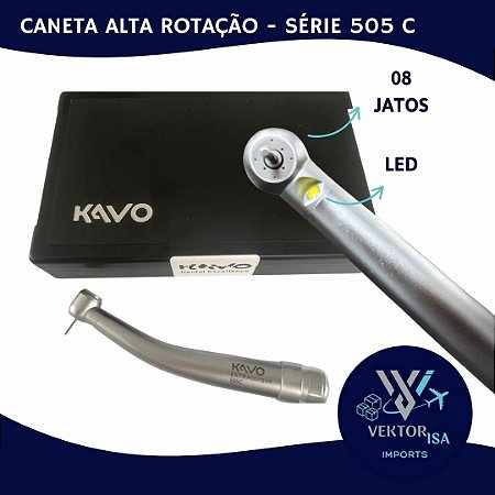CANETA ALTA ROTAÇÃO KAVO - EXTRATORQUE SÉRIE 505C COM LED