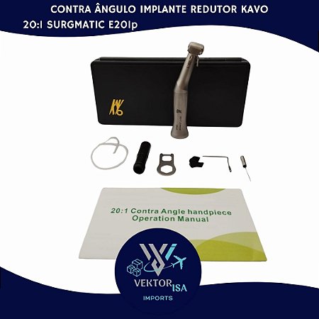 CONTRA ÂNGULO 20:1 LED IMPLANTE REDUTOR - KAVO SURGMATIC