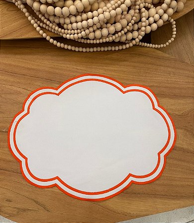 Americano Nuvem Oval Laranja