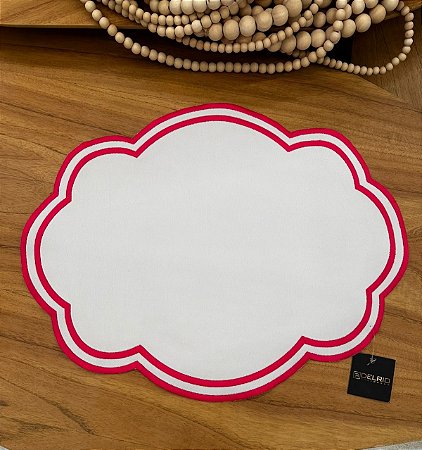 Americano Nuvem Oval Rosa