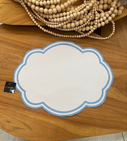 Americano Nuvem Oval Azul Claro