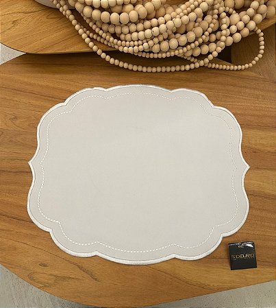 Americano Branco Bordado Pontilhado Branco