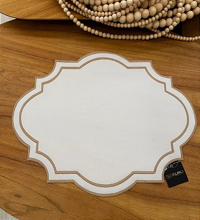 Americano Clássico Bordado Marfim