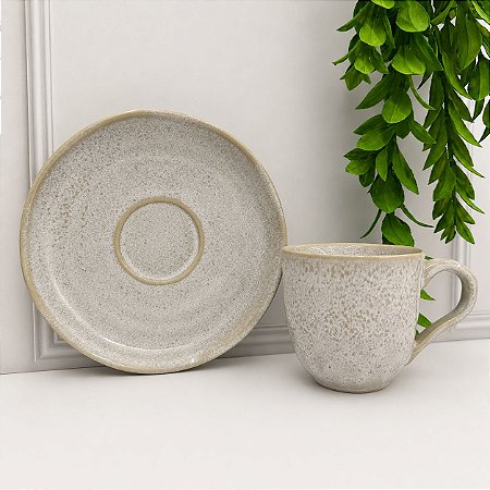 Xícaras de Café com Pires Bio Latte 120ml