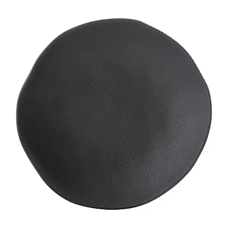 Prato Fundo Orgânico Preto Matte Ø 21,2cm