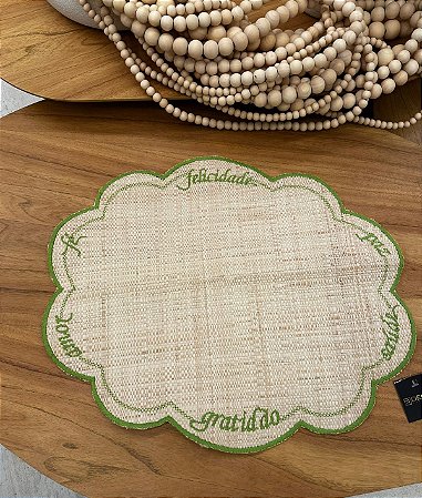 Americano Palha Palavras Verde