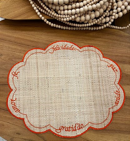 Americano Palha Palavras Laranja