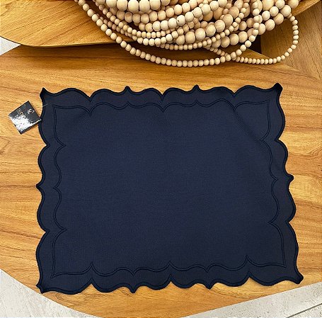 Americano Retangular Azul Marinho