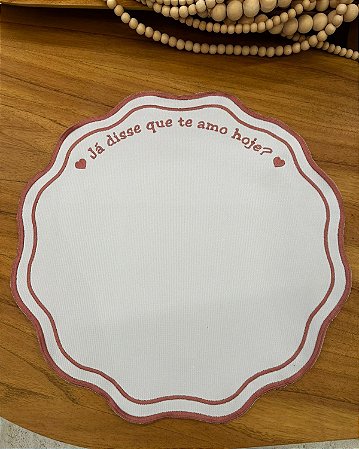 Americano BR Bordado Rosa ''Já Disse Que Te Amo Hoje''