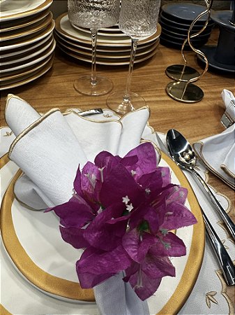 Porta Guardanapo Bouganville Roxo