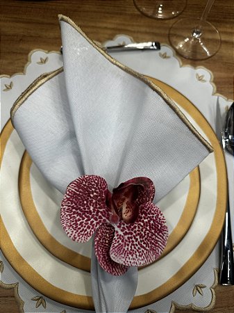 Porta Guardanapo Orquidea Rosa