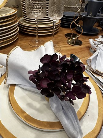 Porta Guardanapo Hortensia Violeta