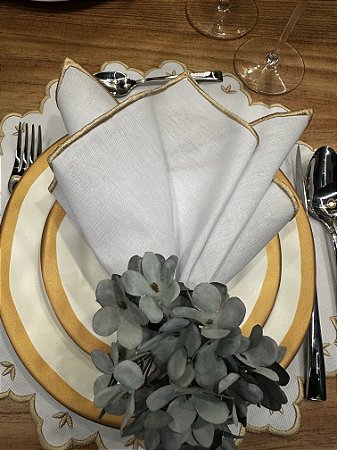 Porta Guardanapo Hortensia Azul Esverdeado