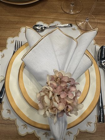 Porta Guardanapo Hortensia Rosa