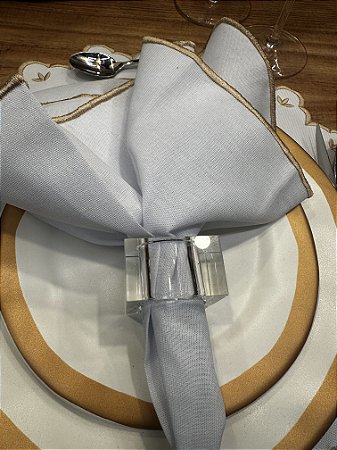 Porta Guardanapo Cristal Optico Square