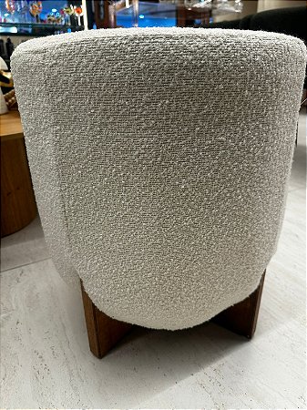 Puff Cravo Boucle Off White