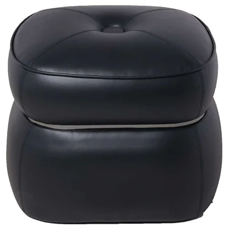 Puff Mercurio PU Preto