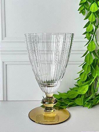 Taça de Vidro Transparente Ambar