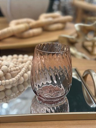 Copo Vidro Rose 450ml