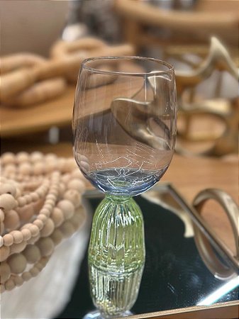 Taça Azul e Verde 420ml