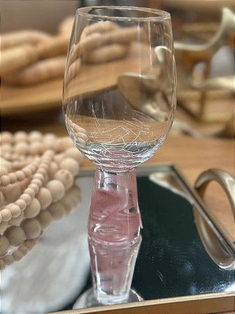Taça Vidro Transparente Base Bordo 400ml