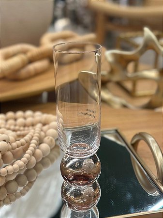 Taça Transparente Esfera Ambar 250ml