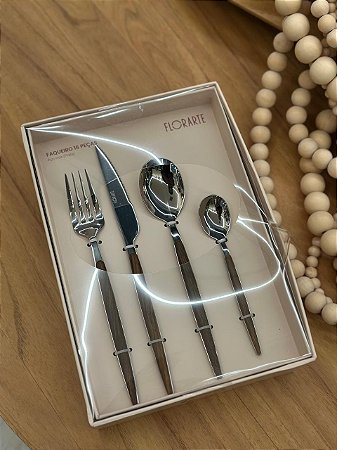 Faqueiro Aço Inox 16 Peças