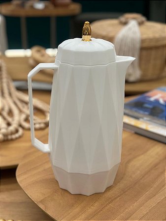Garrafa Térmica Diamond Branca 1L