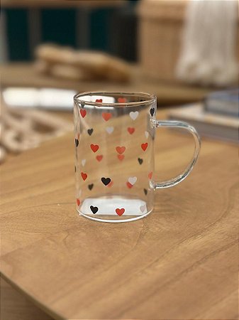 Caneca Vidro Love 200ml