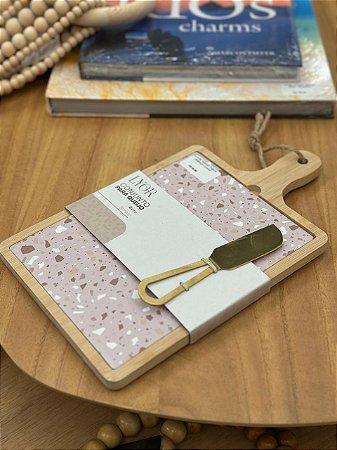 Conjunto 3 Peças Queijo Tábua Terrazo