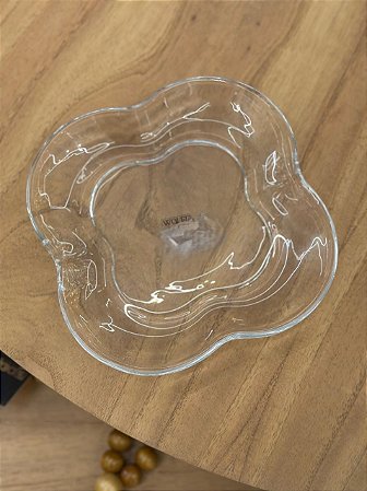 Prato Sobremesa Vidro Butterfly