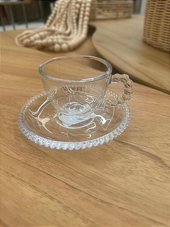 Xícara de Café Cristal de Chumbo Pearl 80ml