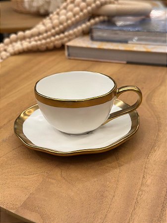 Xícara Café Porcelana Dubai 90ml