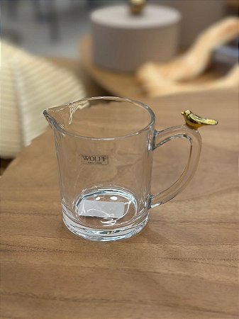 Leiteira Golden Bird 250ml Cristal