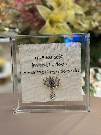 Acrílico Frases 15x15 "Que Eu Seja"