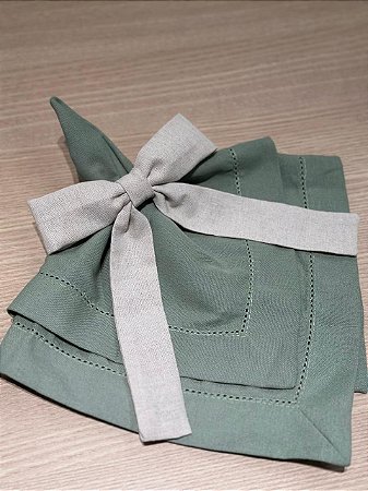 Guardanapo Linho Misto Ponto Ajour 45x45 Malva