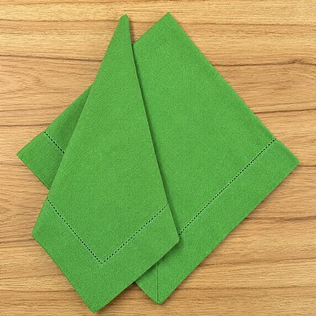 Guardanapo Linho Ponto Ajour Verde Cona
