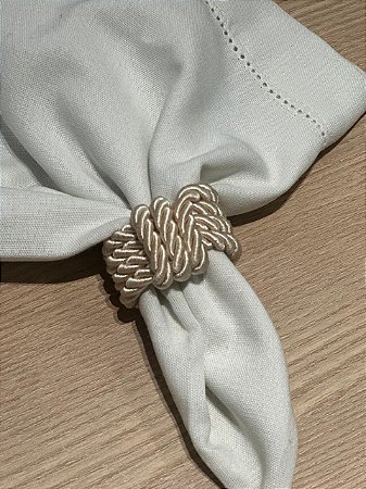Porta Guardanapo Corda Bege