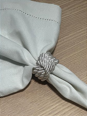 Porta Guardanapo Corda Branca