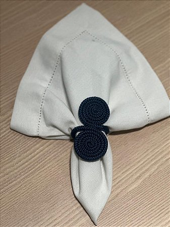 Porta Guardanapo Náutico Azul Marinho