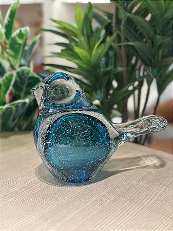 Pássaro de Vidro Azul