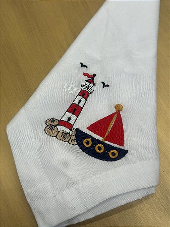 Guardanapo Bordado Marinheiro