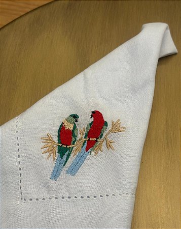 Guardanapo Branco Arara