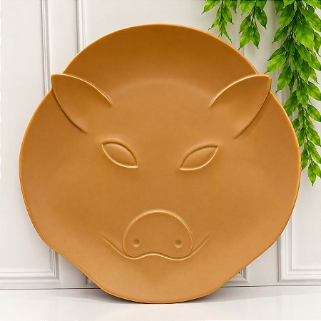Travessa Pig Marrom