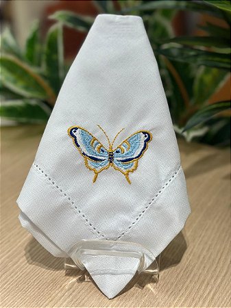Guardanapo Borboleta Azul